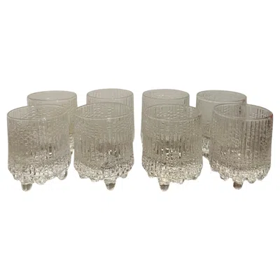 Pre-owned Iittala Set Of Eight "kekkerit" Shot Glasses By Timo Sarpeneva For  Of Finland In Brown