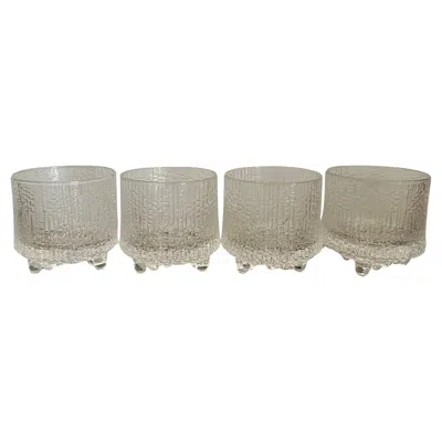 Pre-owned Iittala Set Of Four "kekkerit" Glasses By Timo Sarpeneva For  Of Finland In Brown