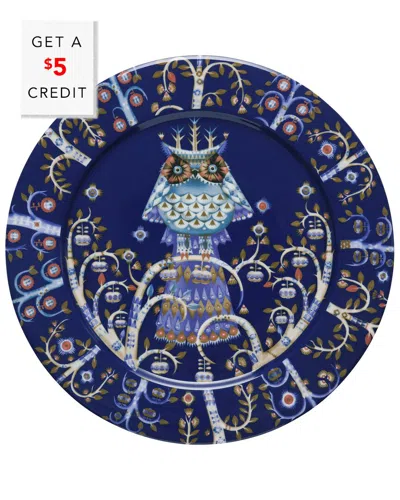 Iittala Taika 10.75in Dinner Platewith $5 Credit In Blue