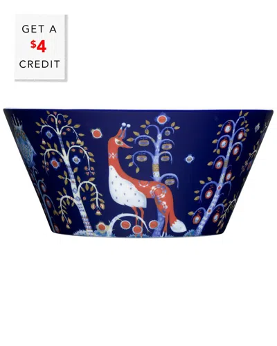 Iittala Taika 20oz Blue Pasta Bowlwith $4 Credit
