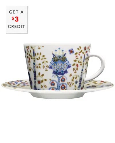 Iittala Taika 6.75oz White Coffee Cup