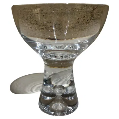Pre-owned Iittala Tapio Wirkkala Glass  Finland Liqueur Cocktail Glass In Gray