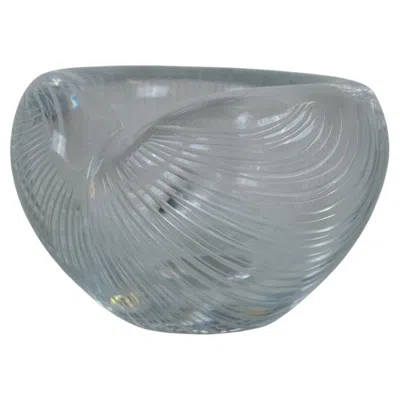 Pre-owned Iittala Tapio Wirkkala Line-engraved Vase Model 3327,  1950s Finland In Gray