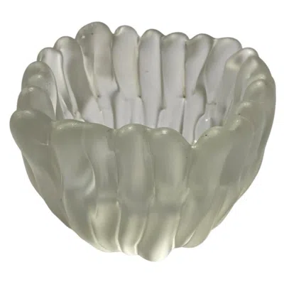 Pre-owned Iittala Tapio Wirkkala Velvet Art Glass Vase "jäkälä" Model 3516,  1950s Finland In Gray