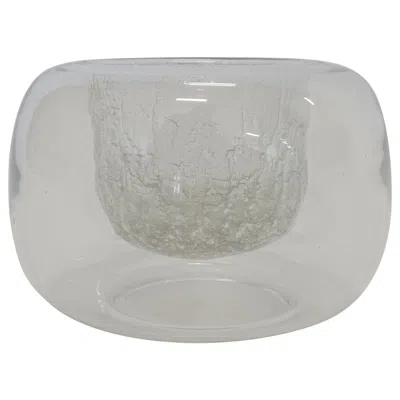 Pre-owned Iittala Timo Sarpaneva 'finlandia' Mould Blown Glass Vase, Finland 1960s In Gray