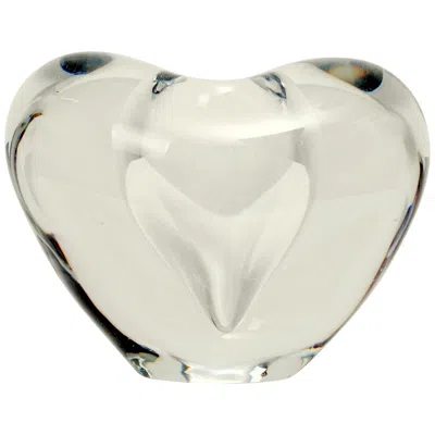 Pre-owned Iittala Timo Sarpaneva Heart Vase, , Signed In Sand