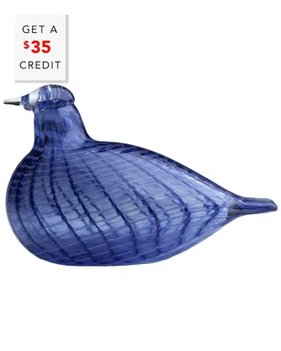 Iittala Toikka Blue Birdwith $35 Credit