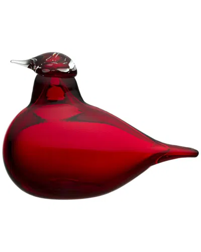 Iittala Toikka Little Cranberry Tern In Red