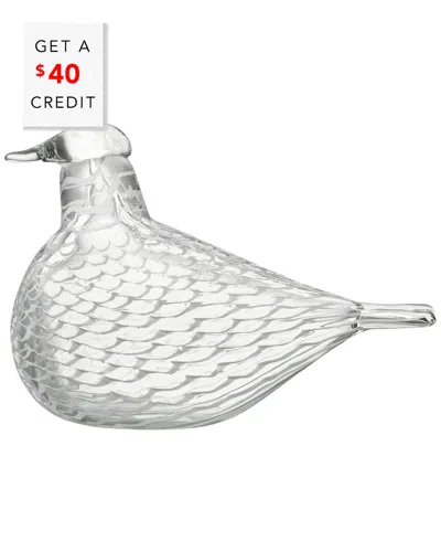 Iittala Toikka Mediator Dovewith $40 Credit In White