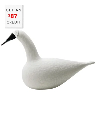 Iittala Toikka Whooper Swanwith $87 Credit In White