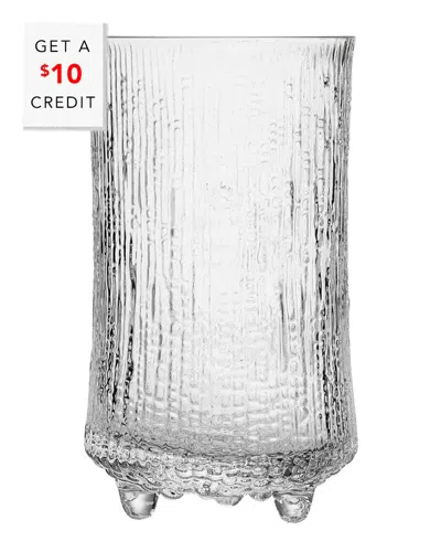 Iittala Ultima Set Of Two 20.25oz Thule Beer Glasses With $10 Credit In Transparent
