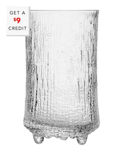 IITTALA IITTALA ULTIMA SET OF TWO 20.25OZ THULE BEER GLASSES WITH $9 CREDIT