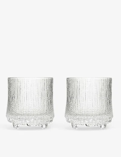 Iittala Ultima Thule On The Rocks Glass Tumbler Set Of Two