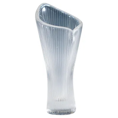 Pre-owned Iittala Vintage Art Glass Vase By Tapio Wirkkala For  1950s In Transparent