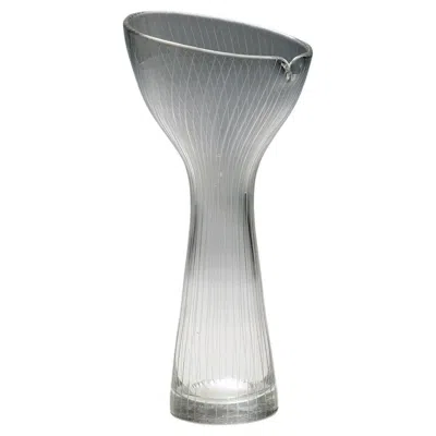 Pre-owned Iittala Vintage Art Glass Vase By Tapio Wirkkala For , 1954 In Transparent