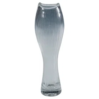 Pre-owned Iittala Vintage Art Glass Vase Varsanjalka By Tapio Wirkkala For  1956 In Transparent