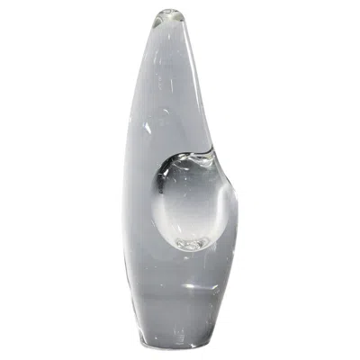 Pre-owned Iittala Vintage Vase "orkidea" By Timo Sarpaneva For , 1953 In Transparent