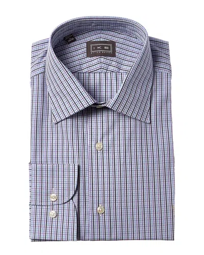 Ike Behar Contemporary Fit Dress Shirt In Blue