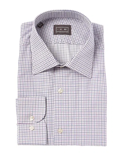 Ike Behar Contemporary Fit Woven Dress Shirt In Blue