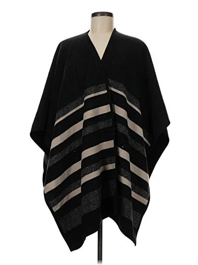 Pre-owned Ike Behar Poncho In Black