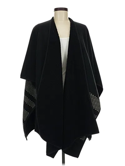 Pre-owned Ike Behar Poncho In Black