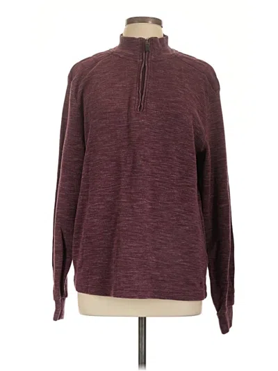 Pre-owned Ike Behar Pullover Sweater In Burgundy