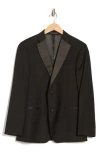 Ike Behar Stretch Tuxedo Jacket In Black