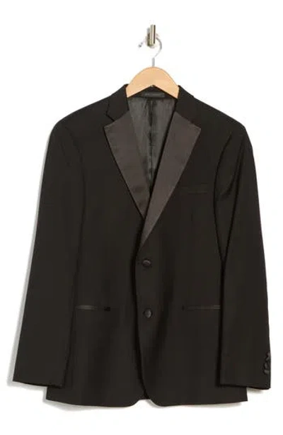 Ike Behar Stretch Tuxedo Jacket In Black
