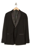 Ike Behar Stretch Tuxedo Jacket In Black