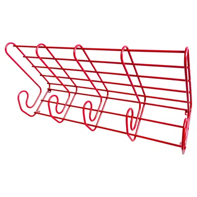 Pre-owned Ikea 1980's  'frän' Coat Rack, Sweden In Red