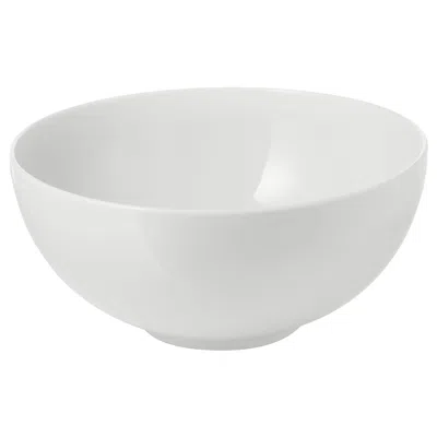 Ikea 365+ Bowl, Rounded Sides White, 9 "