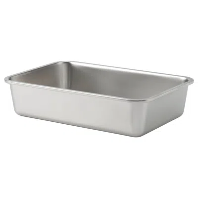 Ikea 365+ Food Container, Large Rectangular/stainless Steel, 101 oz