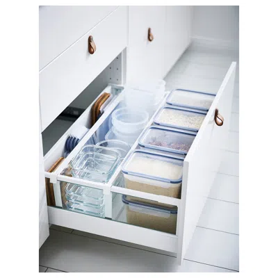 Ikea 365+ Food Container With Lid, Rectangular/plastic, 68 oz
