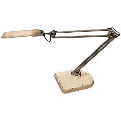 Pre-owned Ikea Adjustable Mid-century Modern Task Lamp By , Metal & Plastic, 1975 In Sand