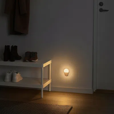 Ikea Ankarlägg Led Nightlight With Sensor, Battery Operated, Height: 4 1/8 " In Yellow