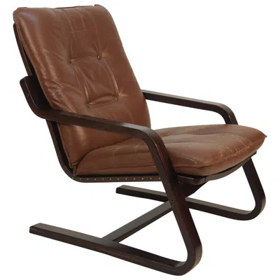 Pre-owned Ikea Armchair, Sweden, 1985 In Brown