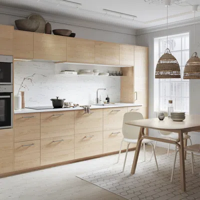 Ikea Askersund Rounded Deco Strip, Light Ash Effect, 87 "