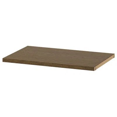 Ikea Aurdal Shelf, Brown Stained Oak Veneer, 22 1/4x15 3/4 "