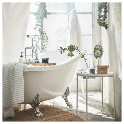 Ikea Avmåla Scented Candle In Glass, Crisp Mint/dark Green, 20 Hr