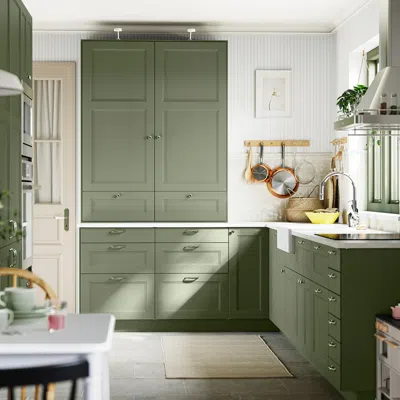 Ikea Axstad Door, Gray-green, 18x50 "