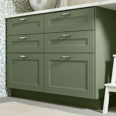 Ikea Axstad Drawer Front, Gray-green, 30x10 "