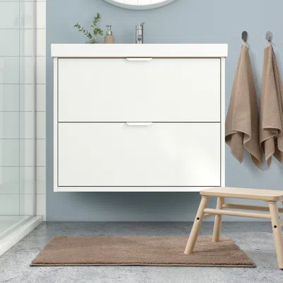 Ikea Backmåra Bath Mat, Beige, 20x31 " In Sand