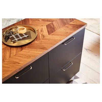 Ikea Barkaboda Countertop, Walnut/veneer, 98x1 1/2 "
