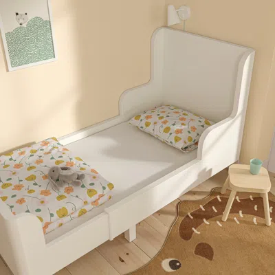 Ikea Barndröm Fitted Sheet For Extendable Bed, White, 38 1/4x61 " In Multi