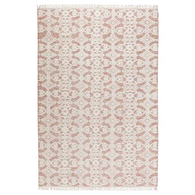 Ikea Befodran Rug, High Pile, Red-pink/handmade, 5 ' 3 "x7 ' 7 "