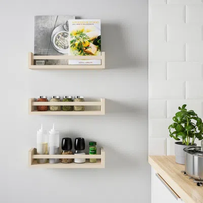 Ikea Bekväm Spice Rack, Aspen, Width: 15 3/4 "