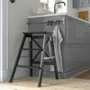 Ikea Bekväm Step Stool, Black, 24 3/4 "