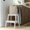 Ikea Bekväm Step Stool, White, 19 5/8 "