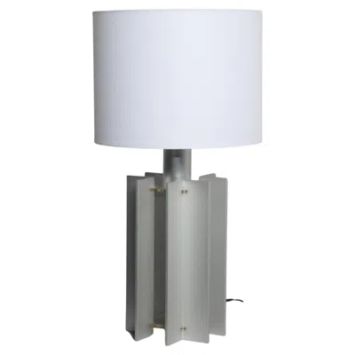 Pre-owned Ikea Bent Gantzel Boysen “libra” Lamp Base For , 1982 In Transparent