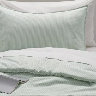 Ikea Bergpalm Comforter Set, Green/stripe, King